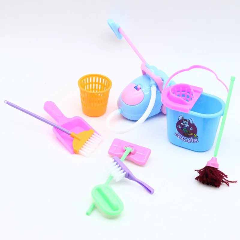 9 adet minyatür bebek evi temi - Kids Outdoor Broom incelemesi ve fiyatı