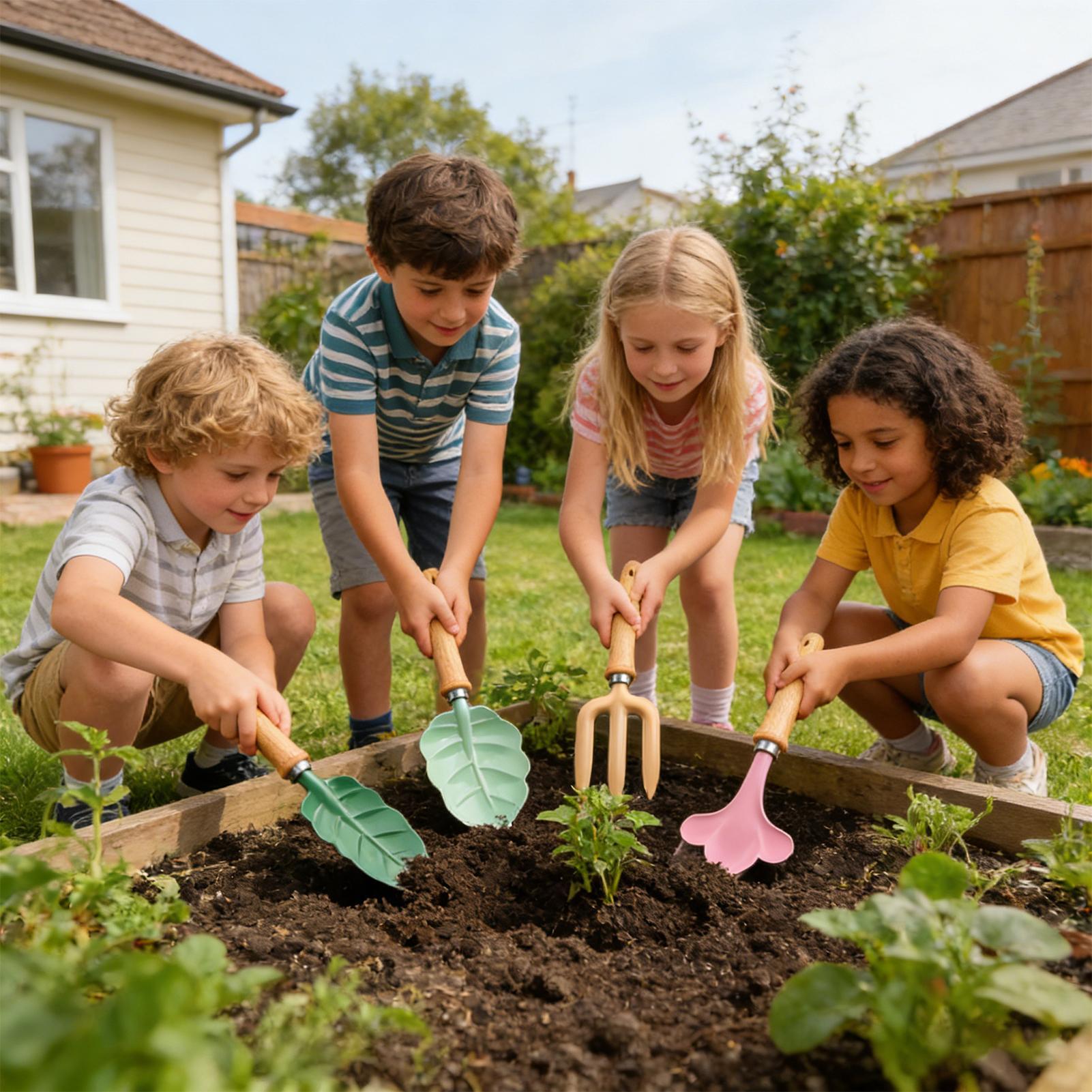 Çocuklar için bahçe seti 4 par - Kids Outdoor Play Yard incelemesi ve fiyatı