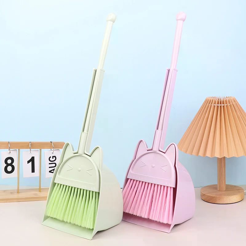 1 Set Karikatür Esnek Kıllı Ço - Kids Outdoor Broom incelemesi ve fiyatı